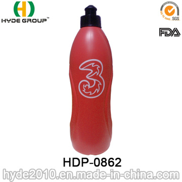 Venta caliente 750ml plástico deportes botella de agua (HDP-0862)